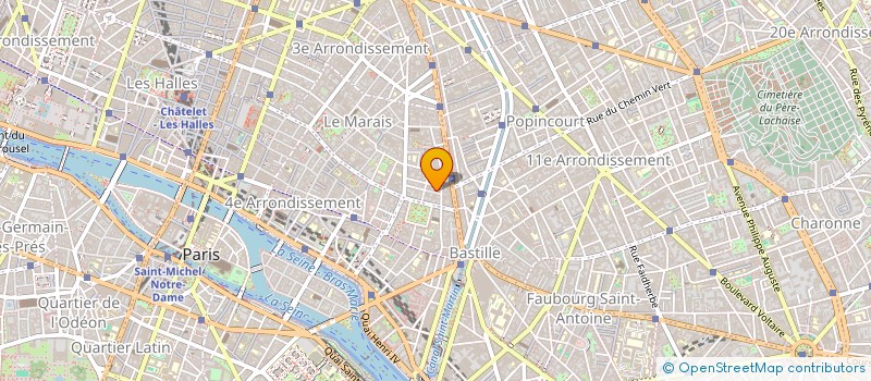 localisation de l'entreprise 2MF à PARIS
