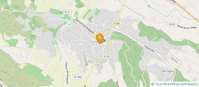 localisation de l'entreprise 2MF13  EGUILLES