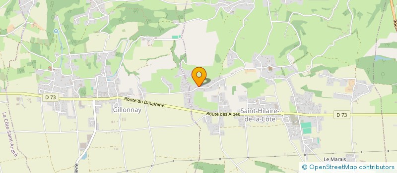 localisation de l'entreprise 2MFA à SAINT-HILAIRE-DE-LA-COTE