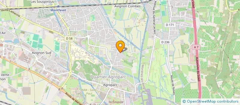 localisation de l'entreprise 2MFI SERVICES  AVIGNON