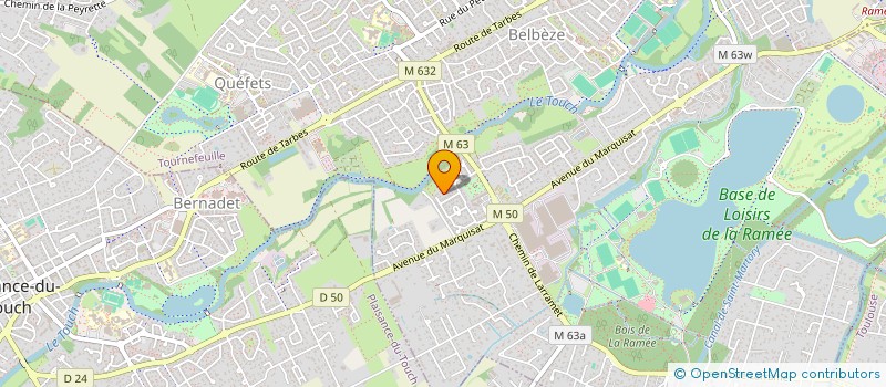 localisation de l'entreprise 2MFR INVEST  TOURNEFEUILLE