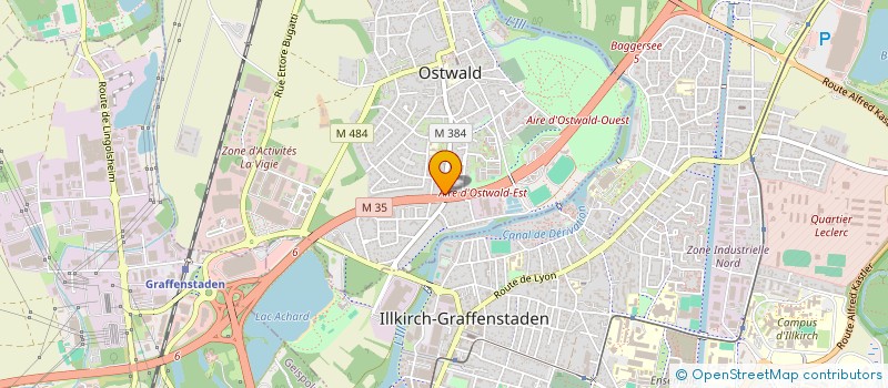 localisation de l'entreprise 2MFT  OSTWALD