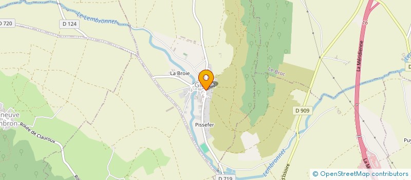 localisation de l'entreprise 2MG  MORIAT