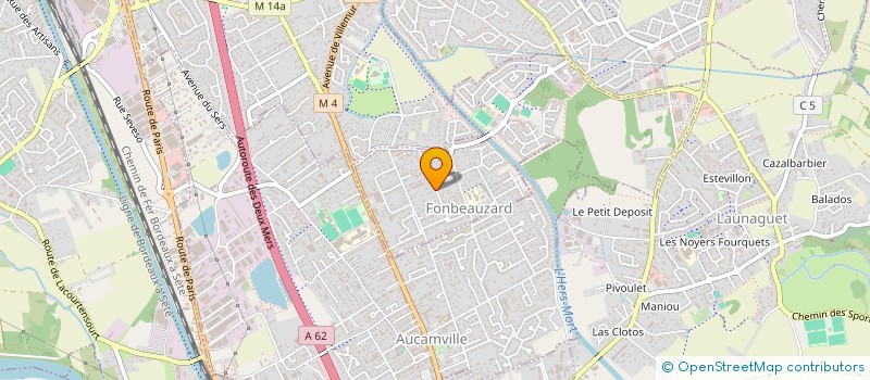 localisation de l'entreprise 2MG  FONBEAUZARD