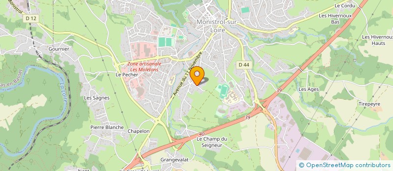 localisation de l'entreprise 2MG  MONISTROL-SUR-LOIRE