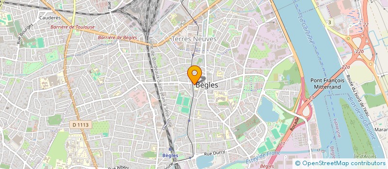 localisation de l'entreprise 2MG à BEGLES
