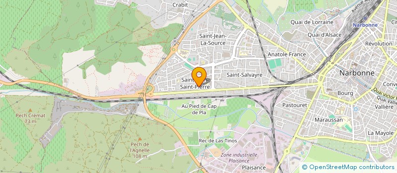 localisation de l'entreprise 2MG  NARBONNE