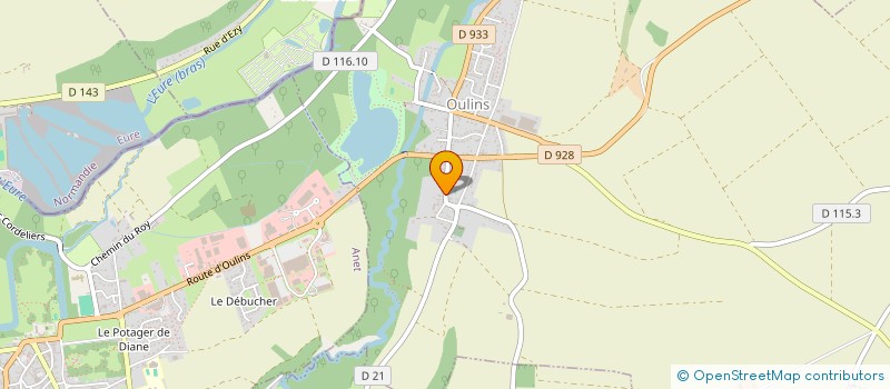 localisation de l'entreprise 2MG à OULINS