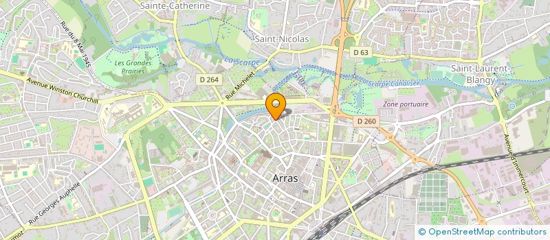 localisation de l'entreprise 2MG ALIMENTAIRE à ARRAS