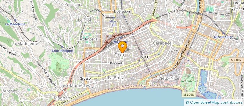 localisation de l'entreprise 2MG CONSEIL à NICE