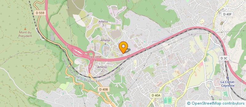 localisation de l'entreprise 2MG CONSEIL & PATRIMOINE  LA CIOTAT