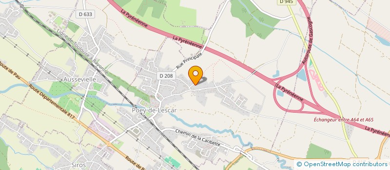 localisation de l'entreprise 2MGC  POEY-DE-LESCAR