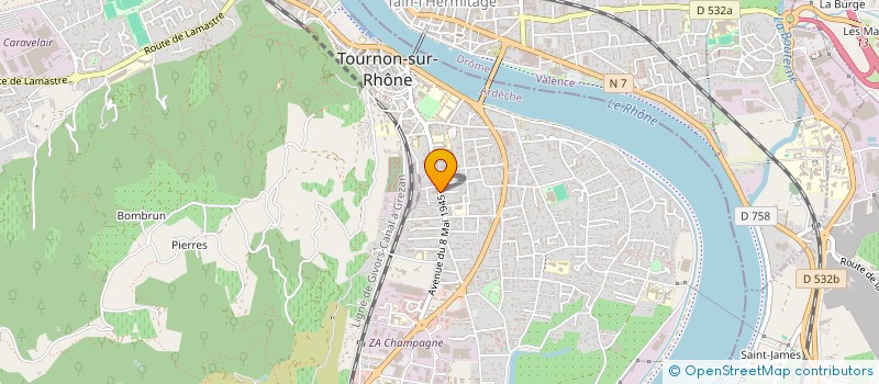 localisation de l'entreprise 2MGC à TOURNON-SUR-RHONE