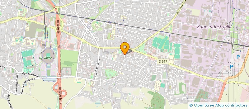 localisation de l'entreprise 2MGF  MEYZIEU