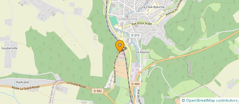 localisation de l'entreprise 2MGL  LILLEBONNE