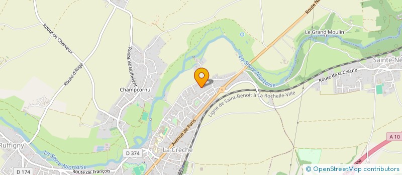 localisation de l'entreprise 2MHD  LA CRECHE