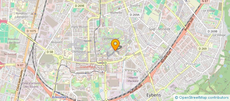 localisation de l'entreprise 2MI à GRENOBLE