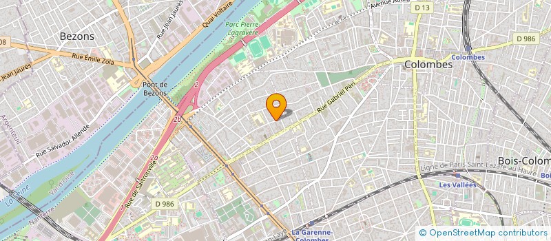 localisation de l'entreprise 2MI LOC à COLOMBES