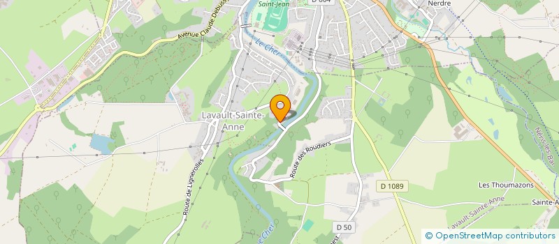 localisation de l'entreprise 2MI MODELES ET MOULES POUR L'INDUSTRIE à LAVAULT-SAINTE-ANNE