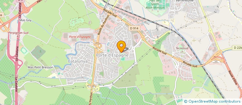 localisation de l'entreprise 2MJ  PERPIGNAN