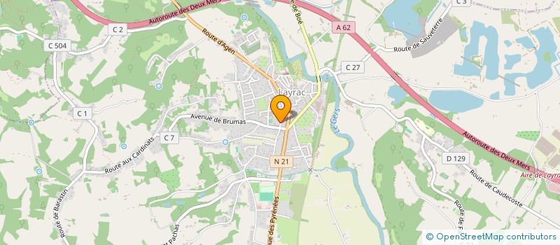 localisation de l'entreprise 2MJ  LAYRAC