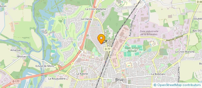 localisation de l'entreprise 2MJ IMMO  BRUZ