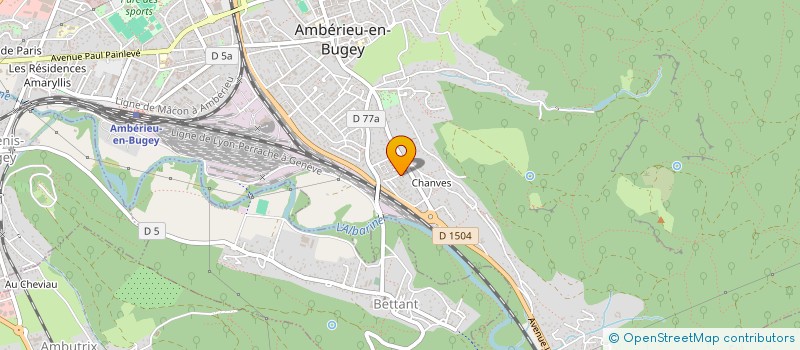 localisation de l'entreprise 2MJA  AMBERIEU-EN-BUGEY