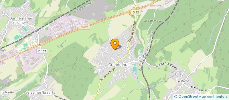 localisation de l'entreprise 2MJVT  GRANDFONTAINE