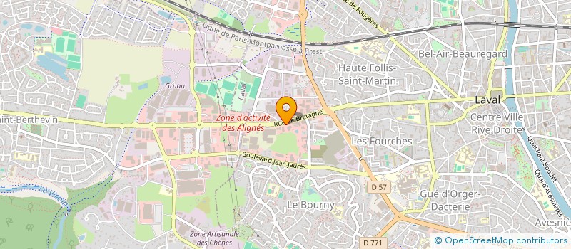 localisation de l'entreprise 2ML 301 à LAVAL