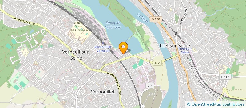localisation de l'entreprise 2ML  VERNOUILLET