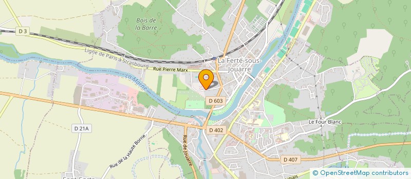localisation de l'entreprise 2ML CONSEIL à LA FERTE-SOUS-JOUARRE