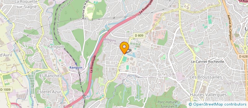 localisation de l'entreprise 2ML IMMOBILIER à LE CANNET