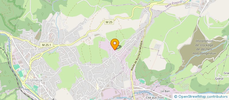 localisation de l'entreprise 2MLKD  UNIEUX