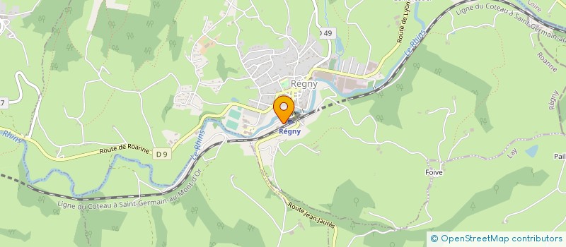 localisation de l'entreprise 2MLOC  REGNY