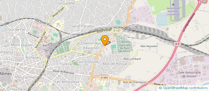 localisation de l'entreprise 2MM  NIMES