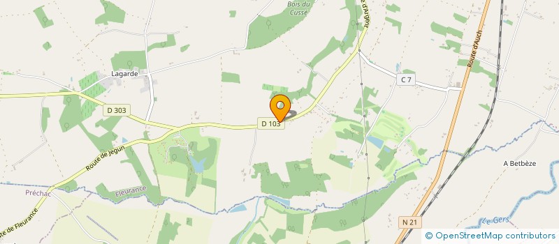 localisation de l'entreprise 2MMOBILIER  FLEURANCE