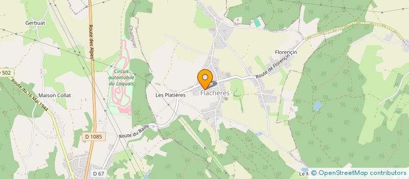 localisation de l'entreprise 2MND CONSEIL  FLACHERES