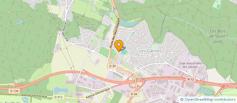 localisation de l'entreprise 2MO  PLAISIR