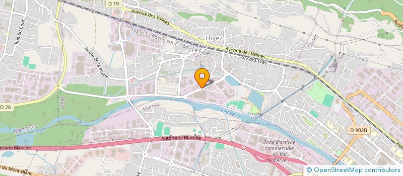 localisation de l'entreprise 2MOLDING  THYEZ