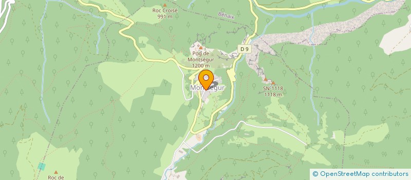 localisation de l'entreprise 2MOT INVEST à MONTSEGUR