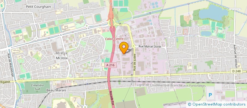 localisation de l'entreprise 2MPA  CALAIS