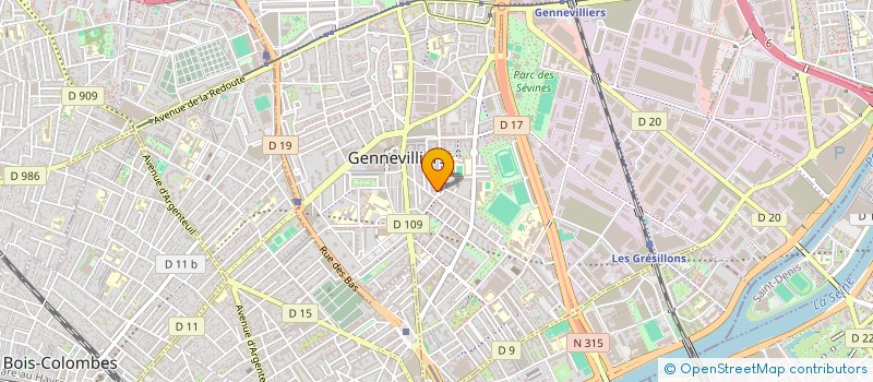 localisation de l'entreprise 2MR TRANSPORTS  GENNEVILLIERS