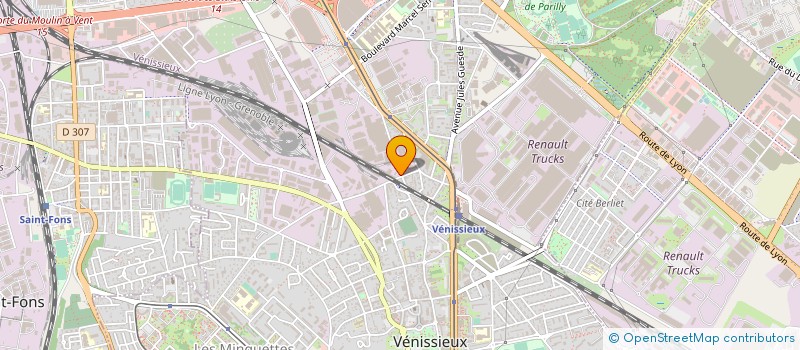 localisation de l'entreprise 2MRA  VENISSIEUX