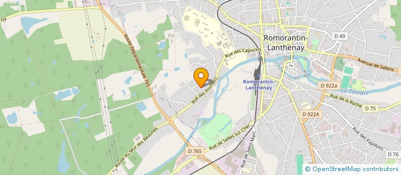 localisation de l'entreprise 2MRJ  VILLEFRANCHE-SUR-CHER