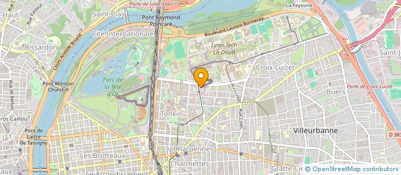 localisation de l'entreprise 2MRO  VILLEURBANNE