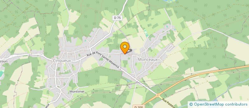 localisation de l'entreprise 2MSBL  CINQUEUX