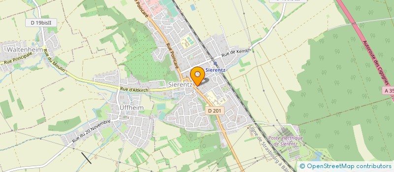 localisation de l'entreprise 2MSEA COSME  SIERENTZ