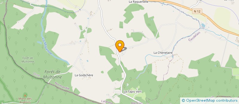 localisation de l'entreprise 2MT à L'OREE-D'ECOUVES