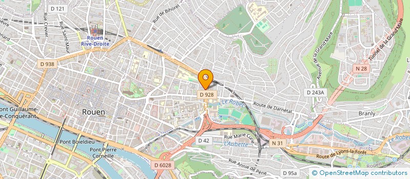 localisation de l'entreprise 2MT COURTAGE à ROUEN