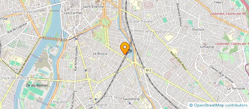 localisation de l'entreprise 2MT PRODUCTION  TOULOUSE